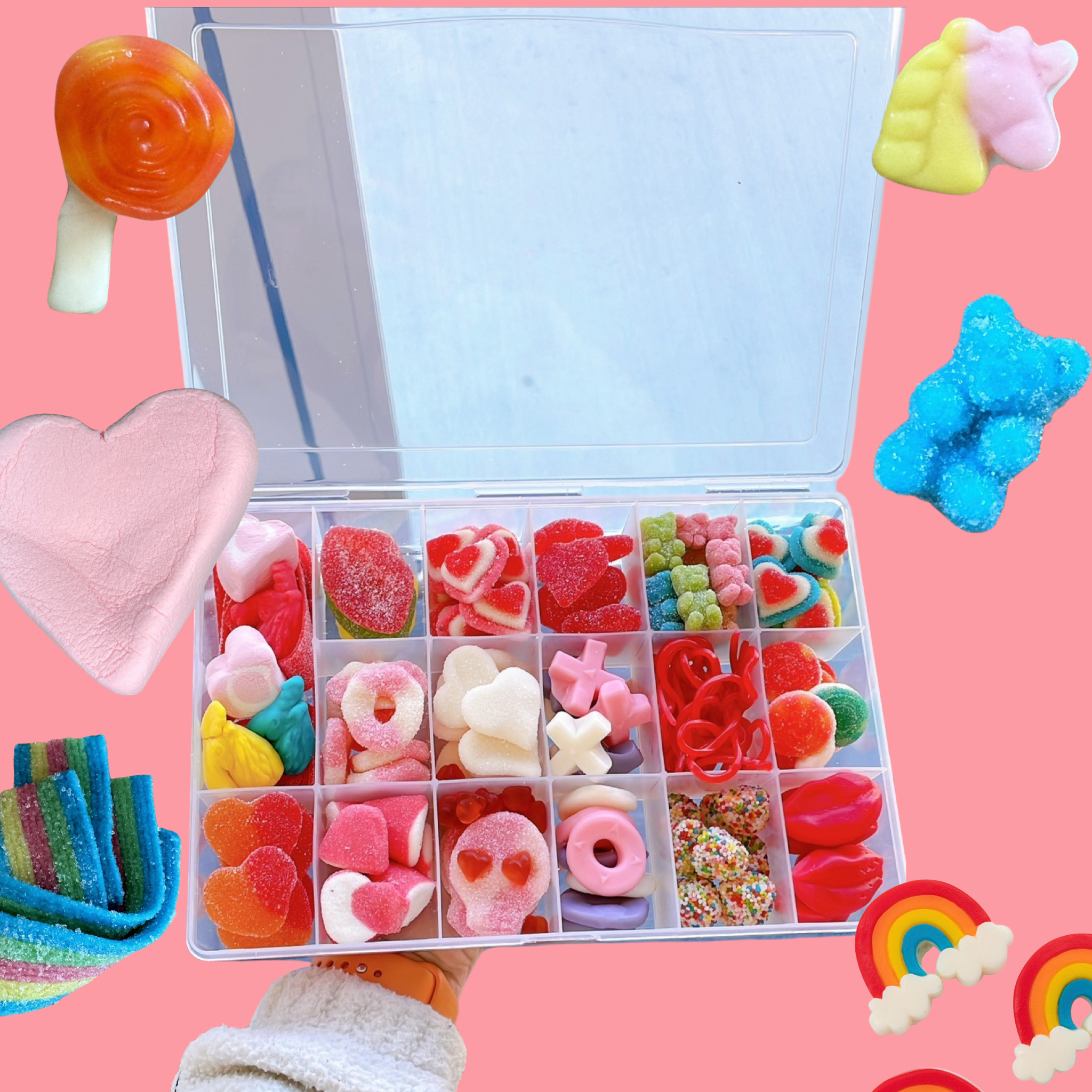 Valentines Day Candy Jewelry Case